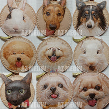 將圖片載入圖庫檢視器 客製化 訂製 禮物 寵物立體皮革 雕刻匙扣