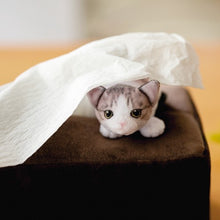 將圖片載入圖庫檢視器 FELISSIMO CORPORATION 小貓捉迷藏紙巾盒套2
